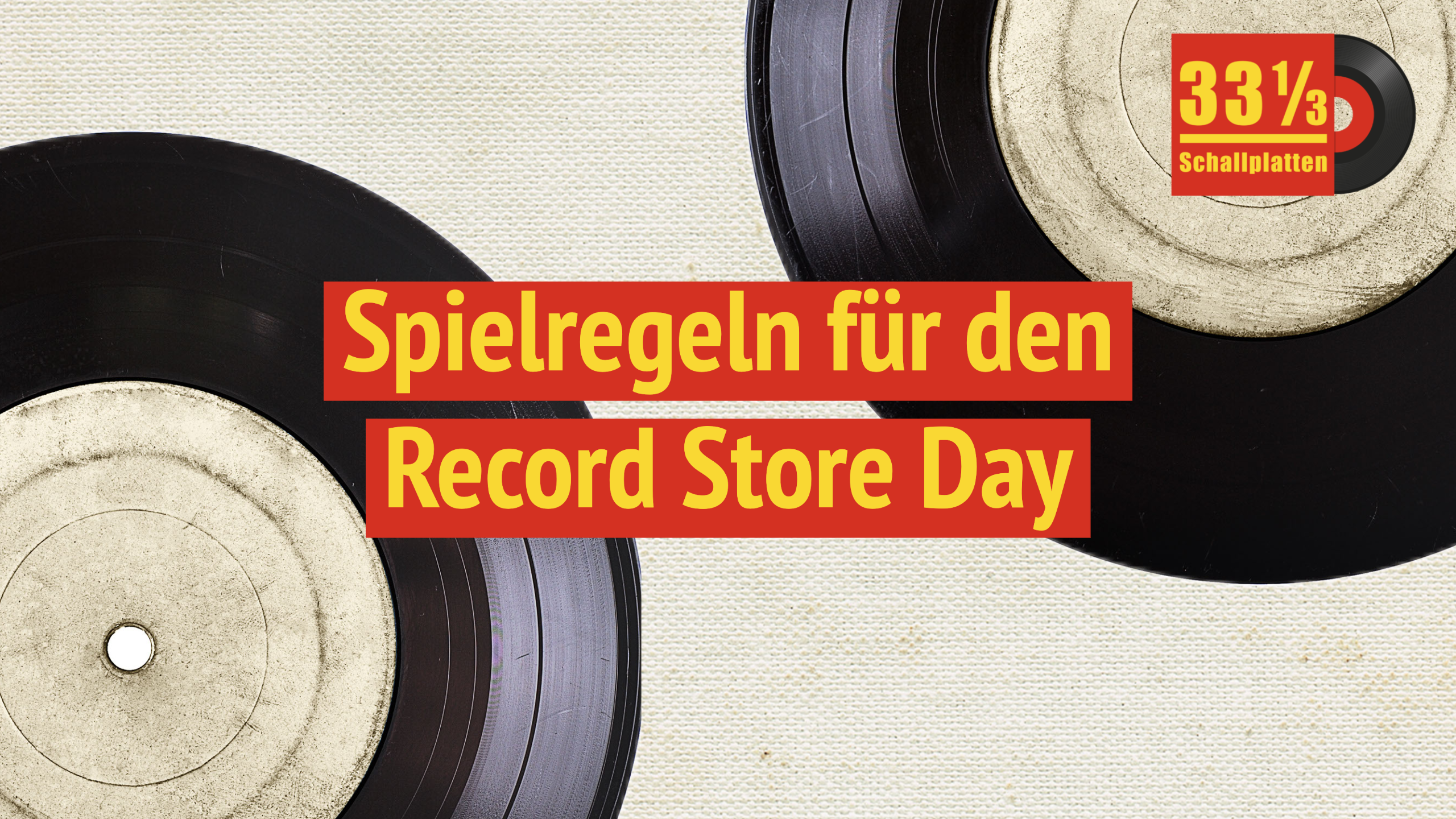 33 1/3 Schallplatten Duisburg nimmt am Record Store Day (RSD) teil